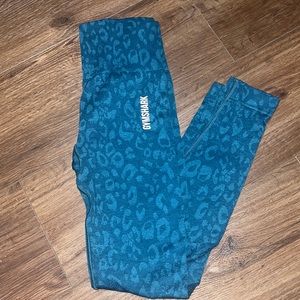 ADAPT ANIMAL SEAMLESS LEGGINGS-NAVY